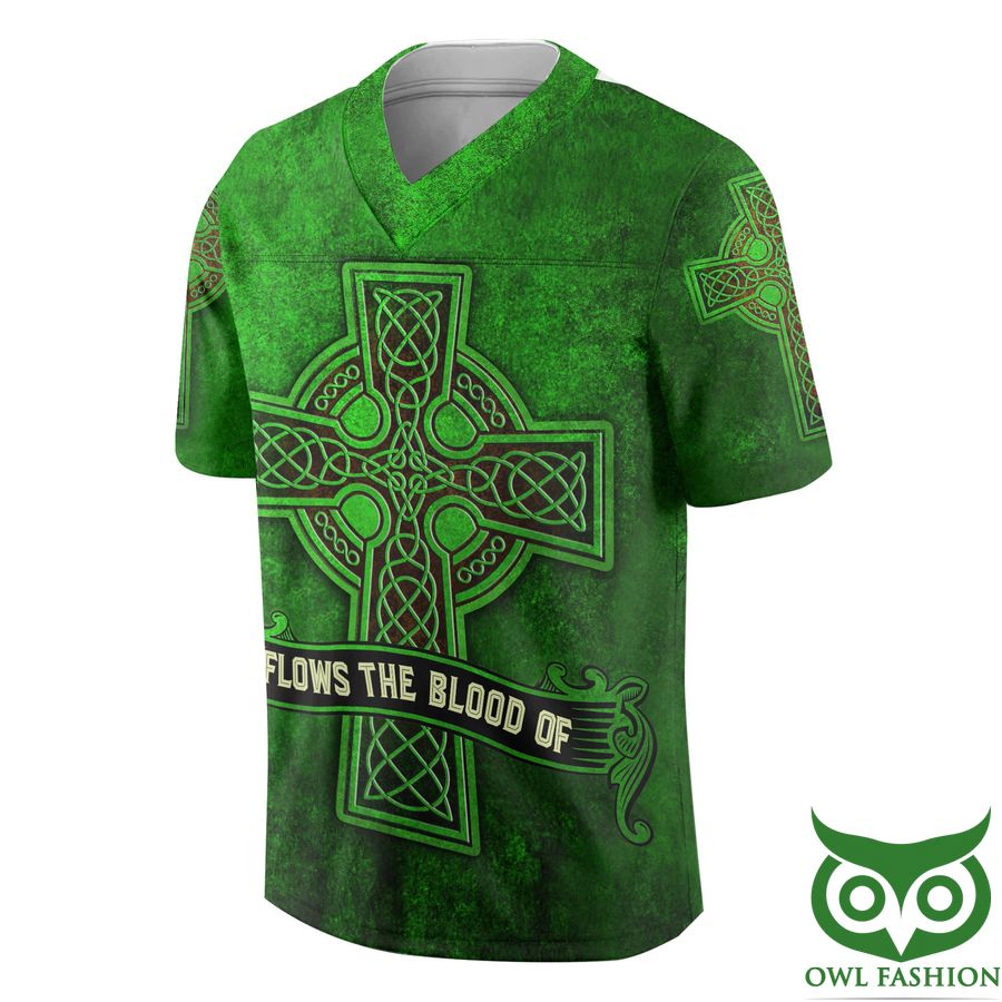 3D St Patricks Day In My Veins Printed 3D Jersey Shirt