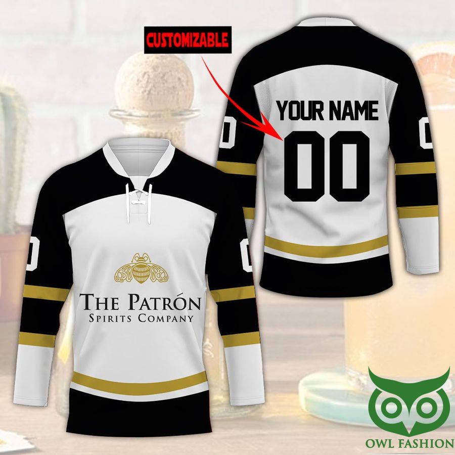 The Patron Tequila Custom Name Number Hockey Jersey