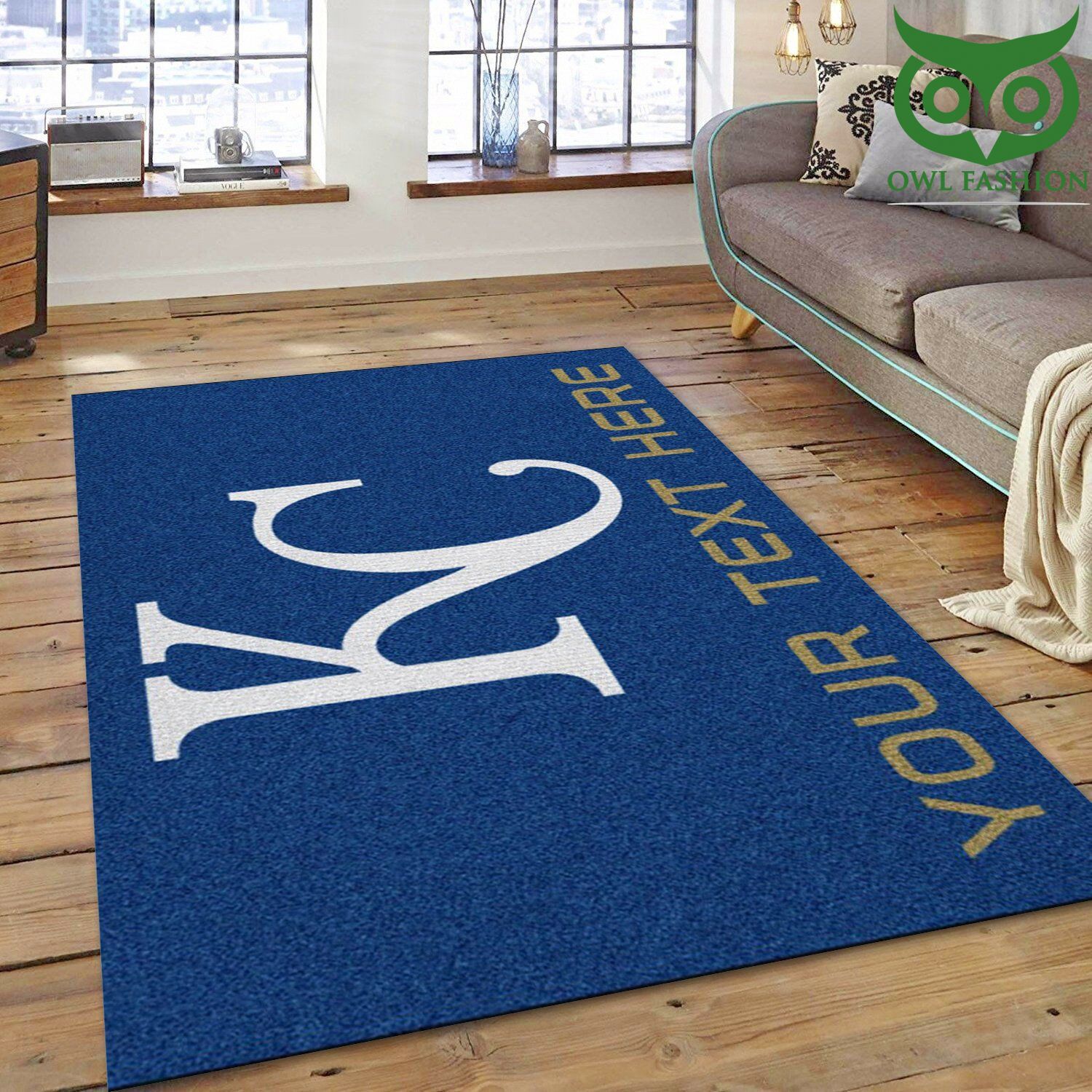 Kansas City Royals Personalized Accent Carpet Rug 