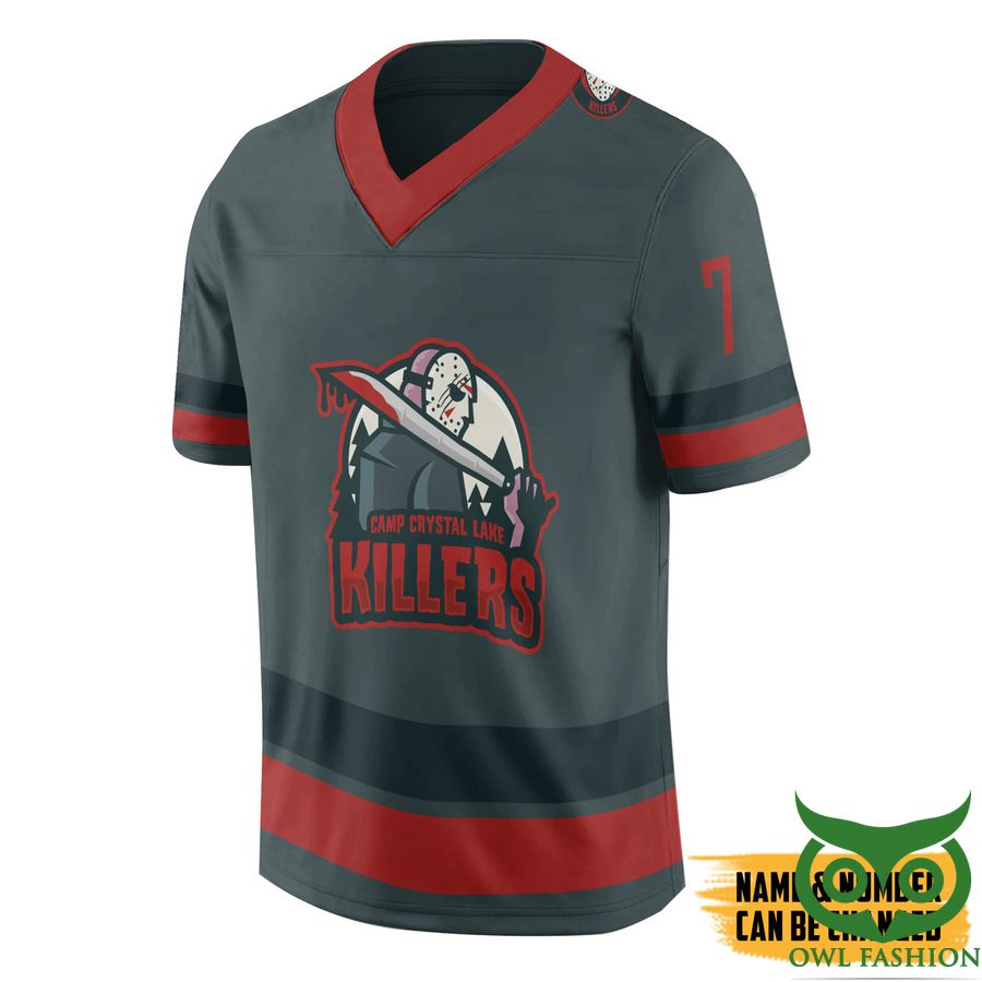 3D Camp Srystal Lake Killers Custom Name Number Jersey Shirt