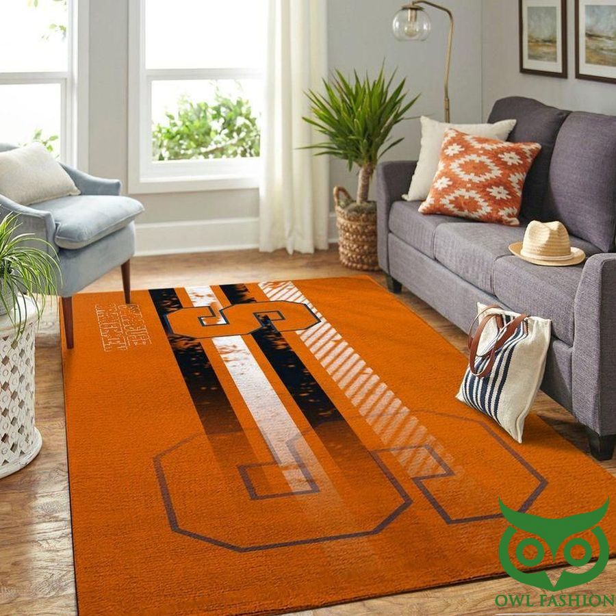 Syracuse Orange NCAA Sport Custom Orange Carpet Rug