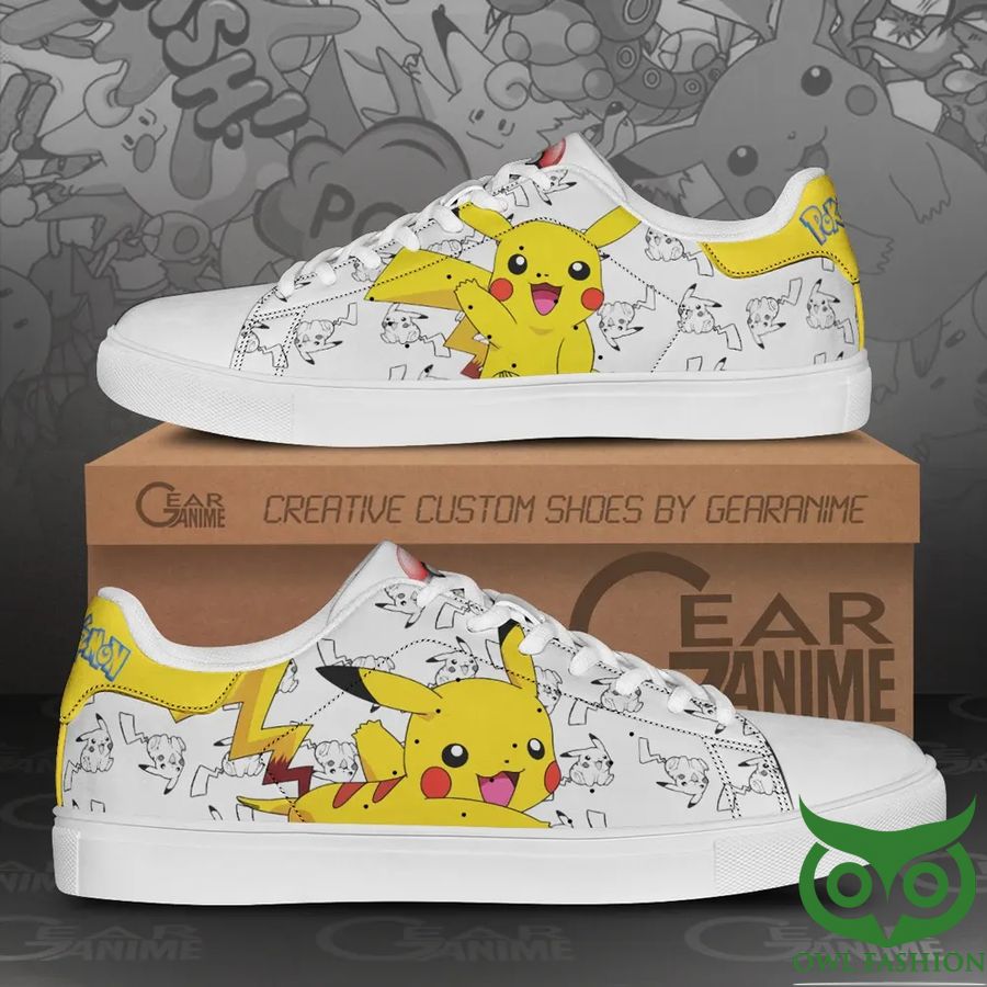 Pikachu Pokemon Custom Anime Stan Smith Shoes 