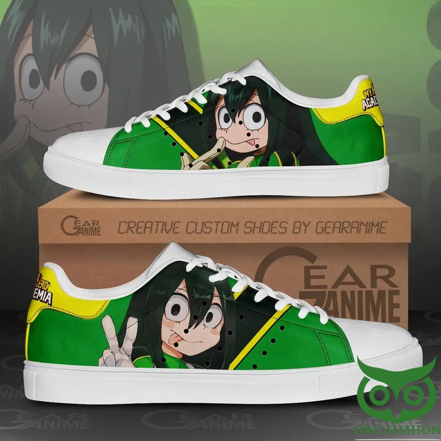 Tsuyu Asui My Hero Academia Custom Anime Stan Smith Shoes 