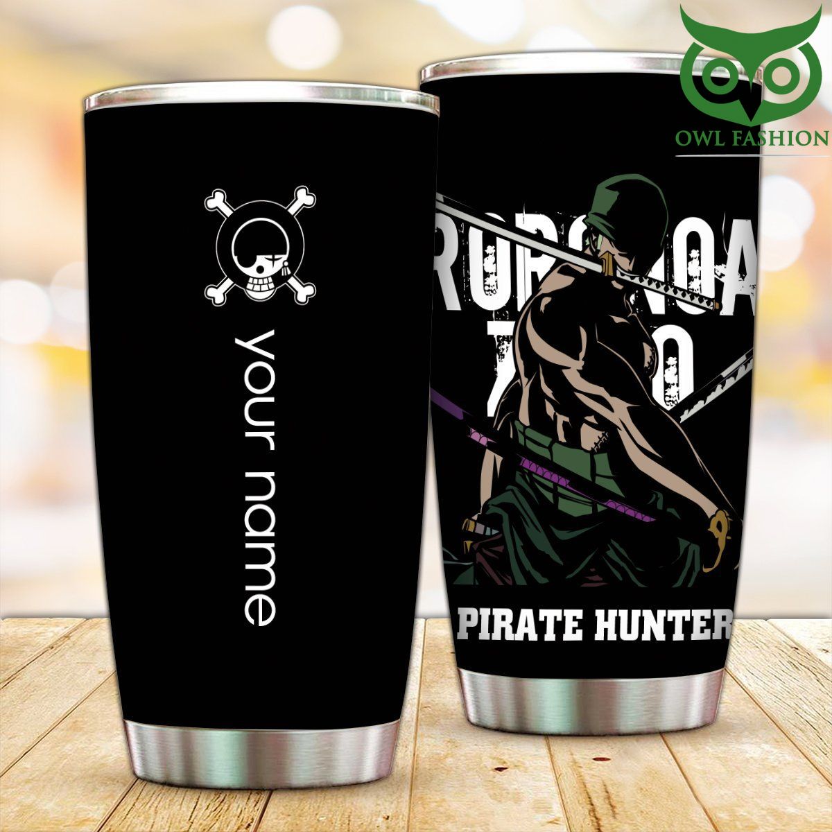 Personalized Pirate Hunter Zoro Tumbler