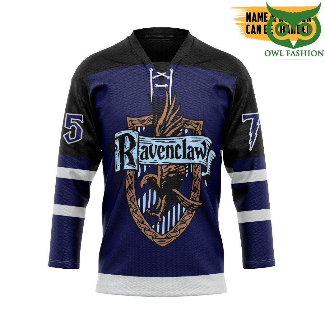 3D Harry Potter Ravenclaw Custom Name Number Hockey Jersey