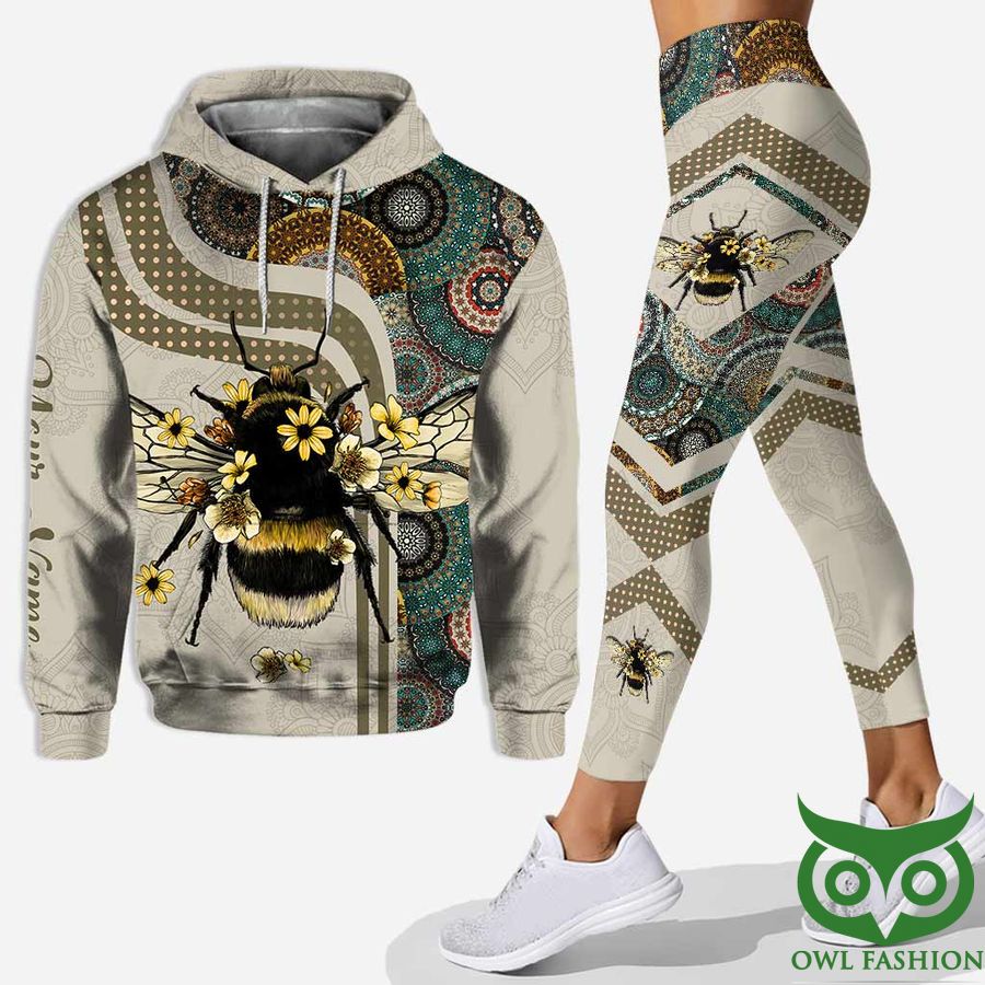 Queen Bee Personalized Name Hoodie and Leggings