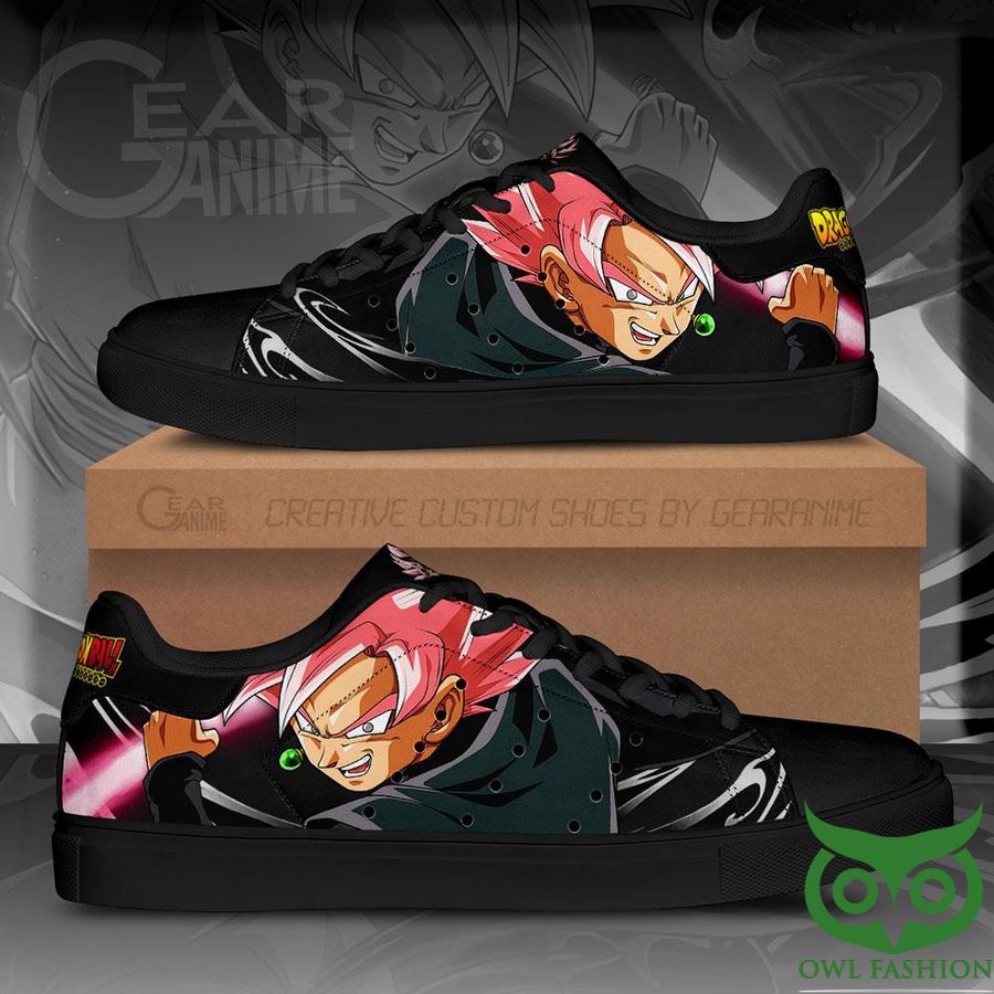 Goku Black Rose Dragon Ball Anime Custom Shoes 