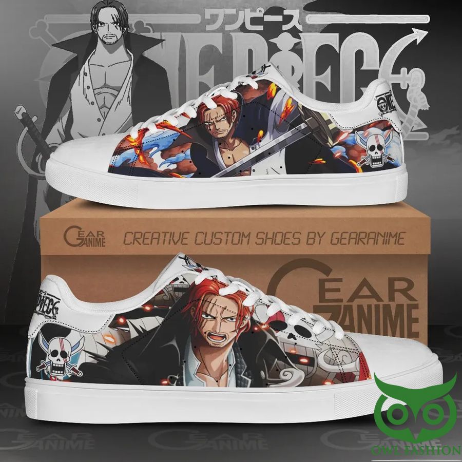 Red Hair Shanks One Piece Custom Anime Stan Smith Shoes