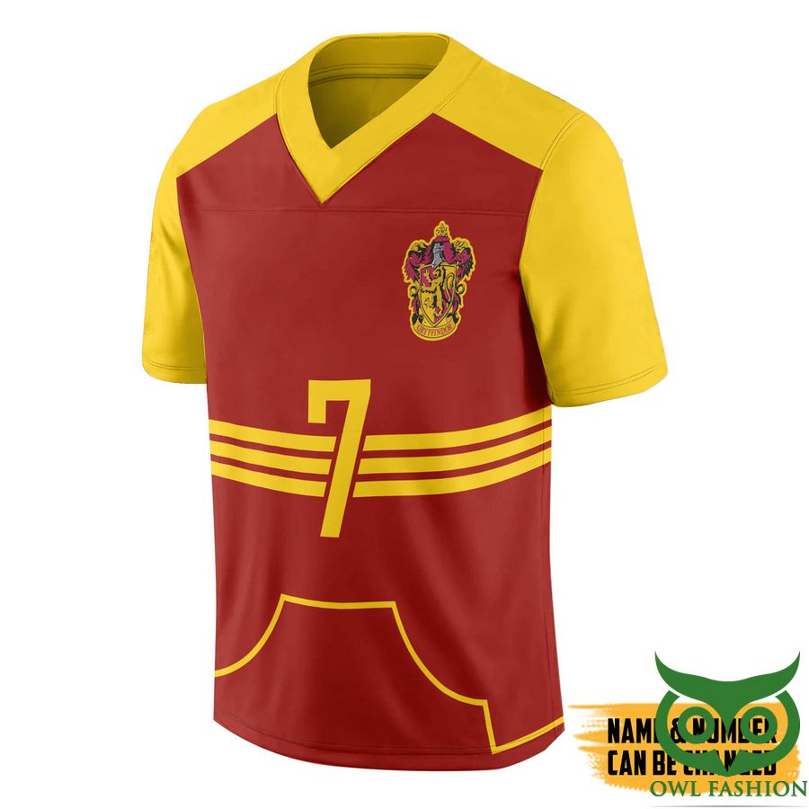 3D H.P Quidditch Gryffindor Custom Name Number Jersey Shirt