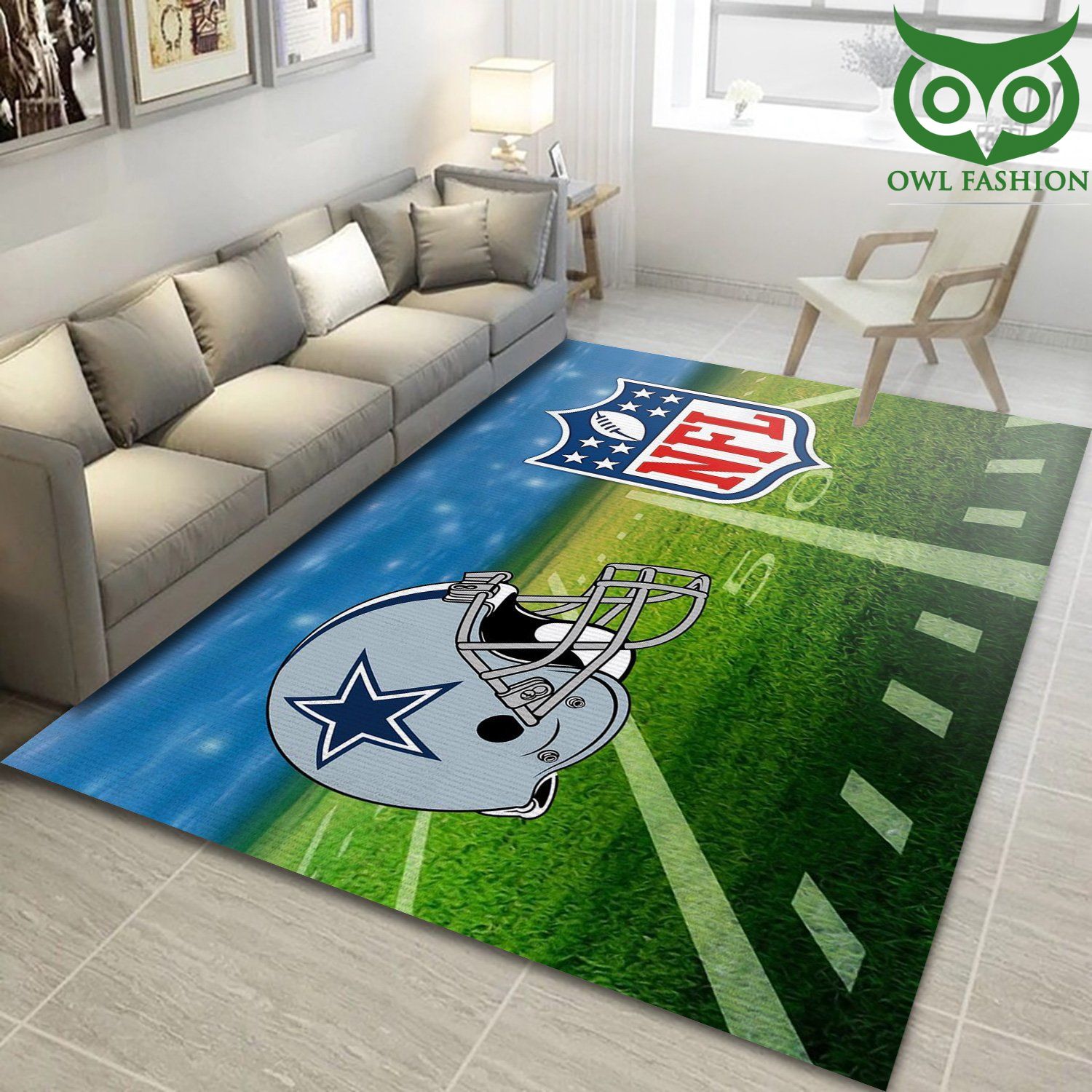 68 Dallas Cowboys Nfl Carpet Rug