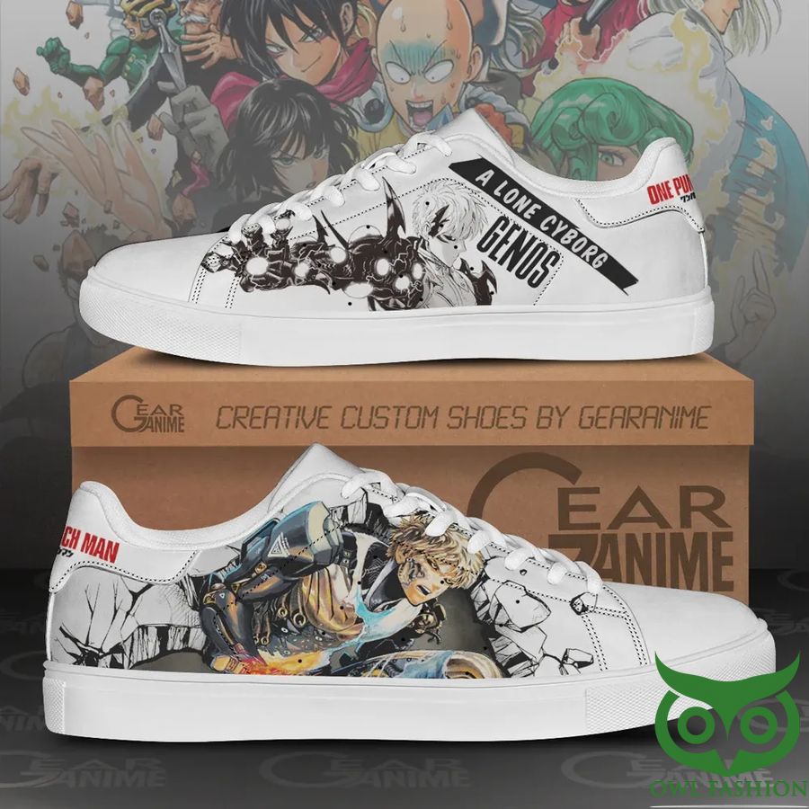 Genos One Punch Man Custom Anime Stan Smith Shoes 