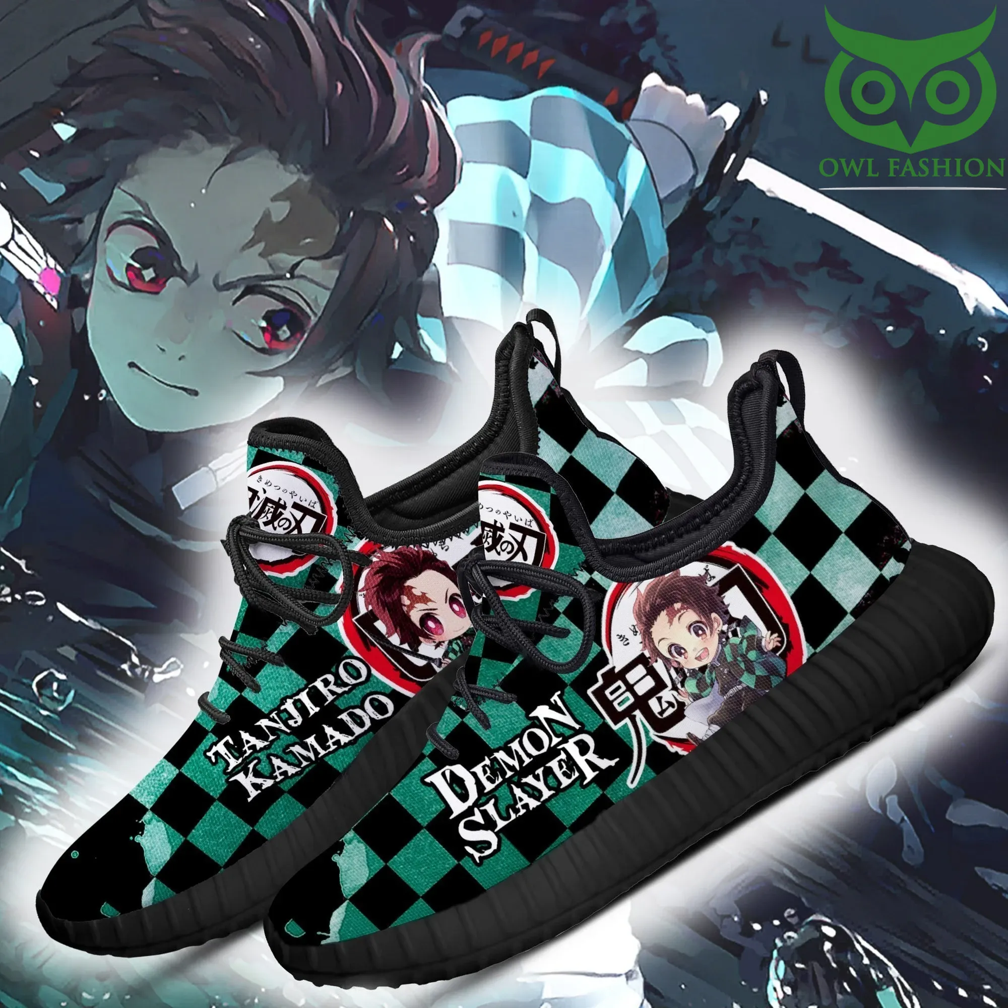 Tanjiro Reze Shoes Costume Demon Slayer Anime Sneakers Fan Gift Idea
