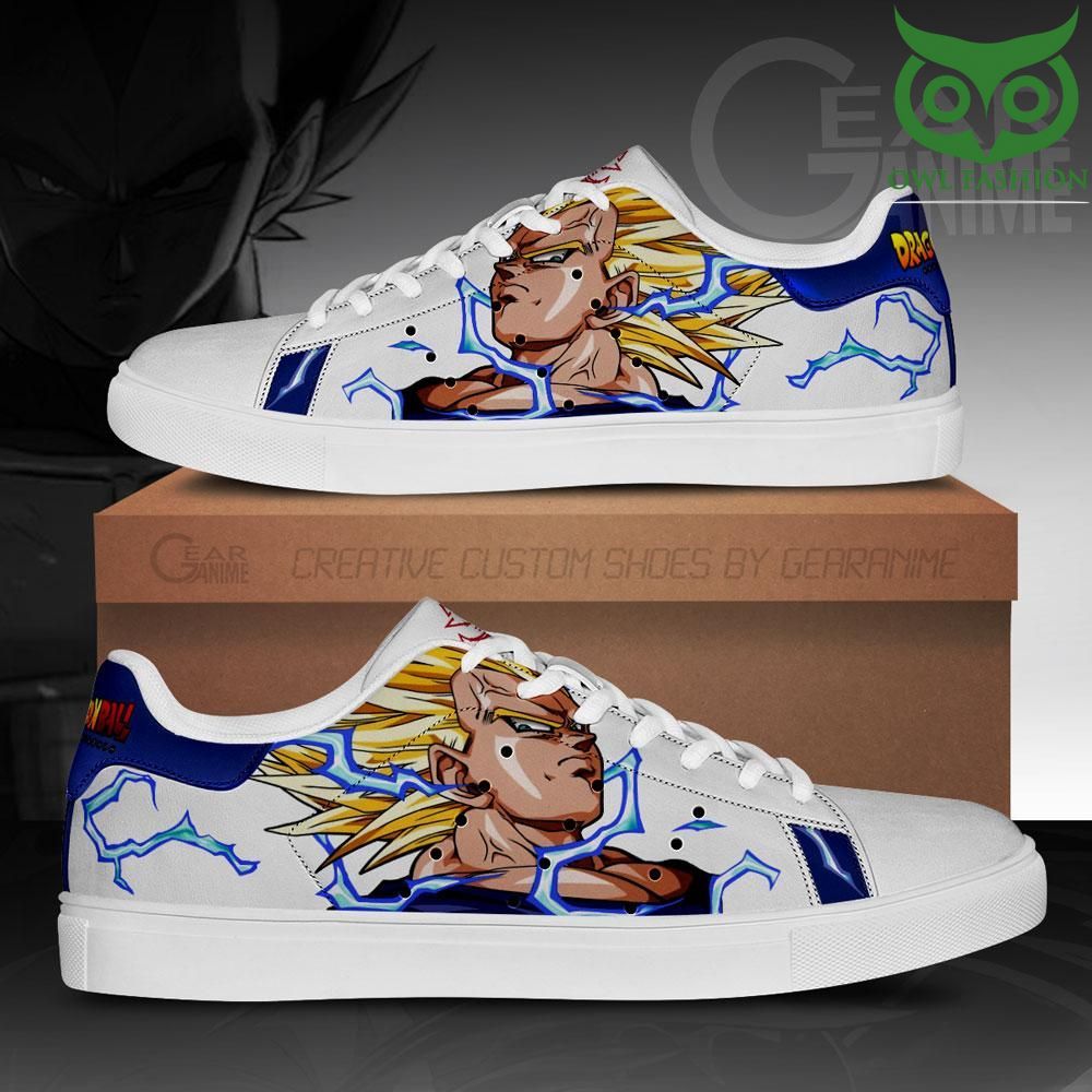 Vegeta Super Saiyan Skate Shoes Dragon Ball Anime Custom Shoes 