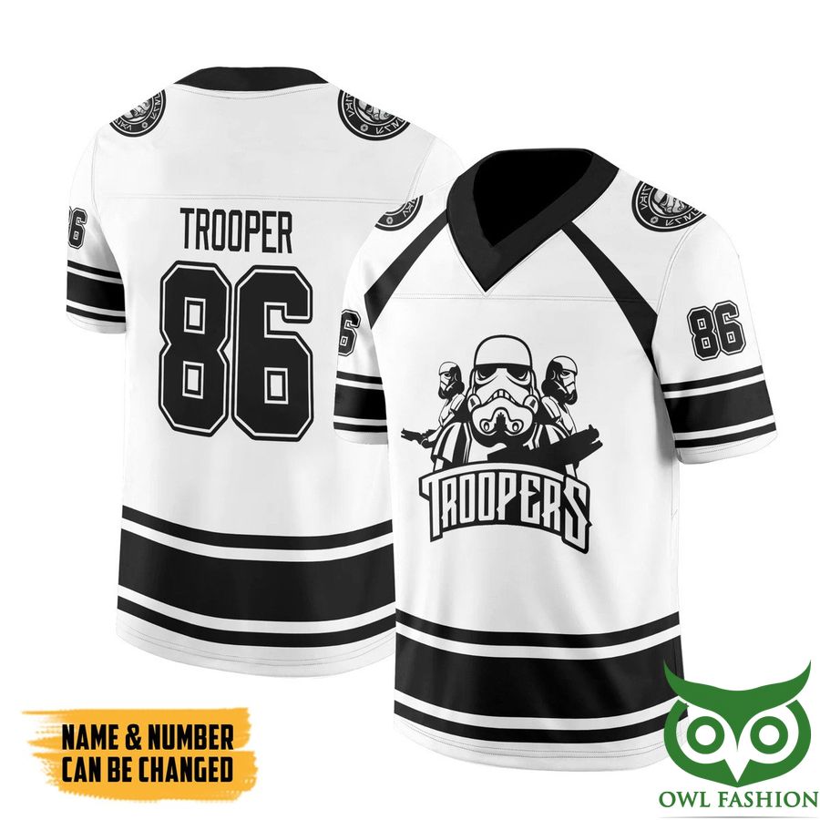 3D SW Stormtroopers Custom Name Number Jersey Shirt