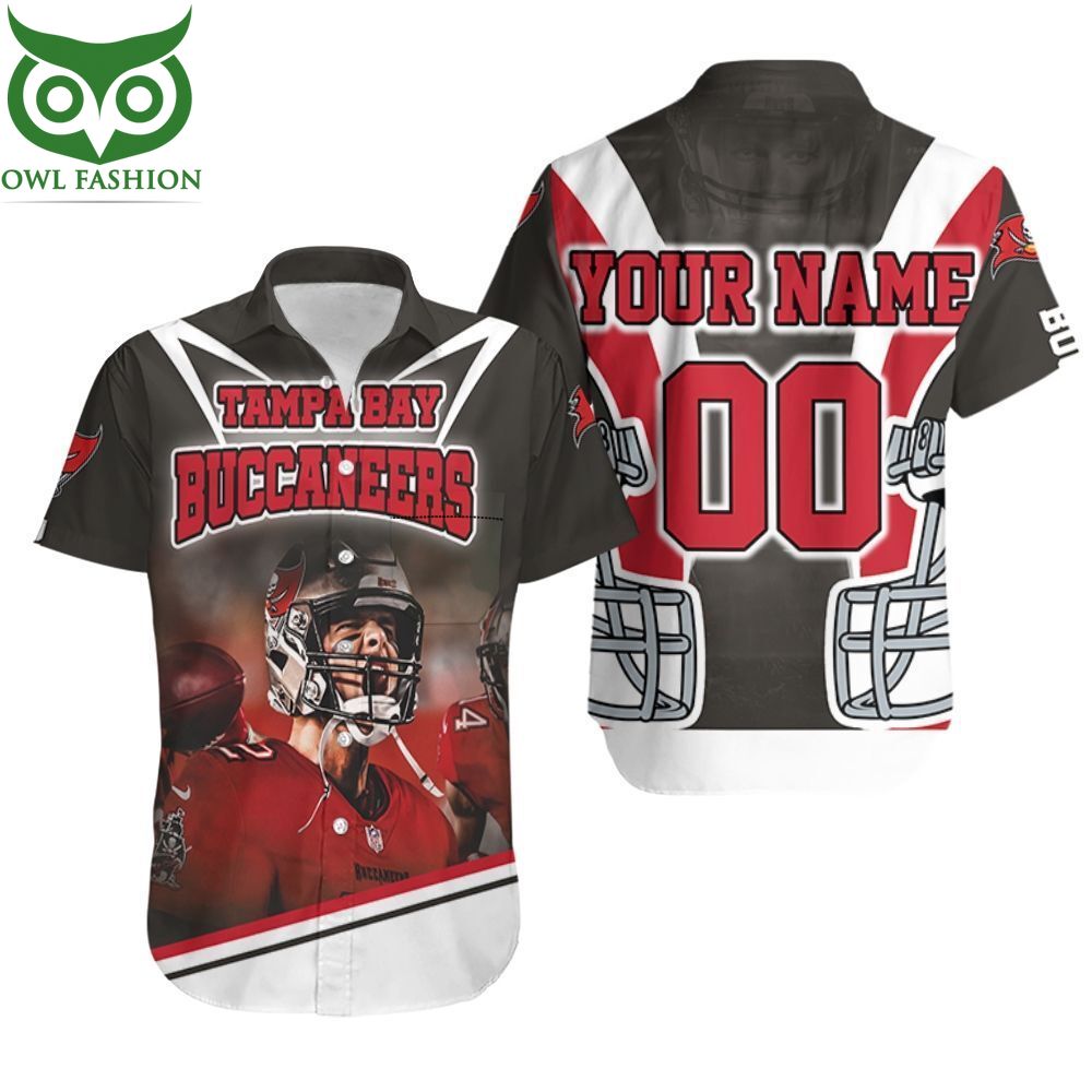 141 Tom Brady 12 Nfc South Division Tampa Bay Buccaneers Super Bowl 2021 Personalized Hawaiian Shirt