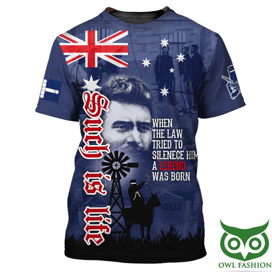 Ned Kelly Legend Such is life t shirt 