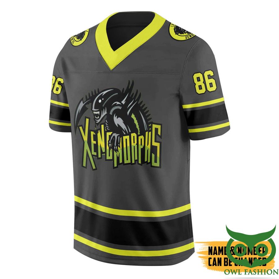3D Alien Xenomorph Custom Name Number Jersey Shirt