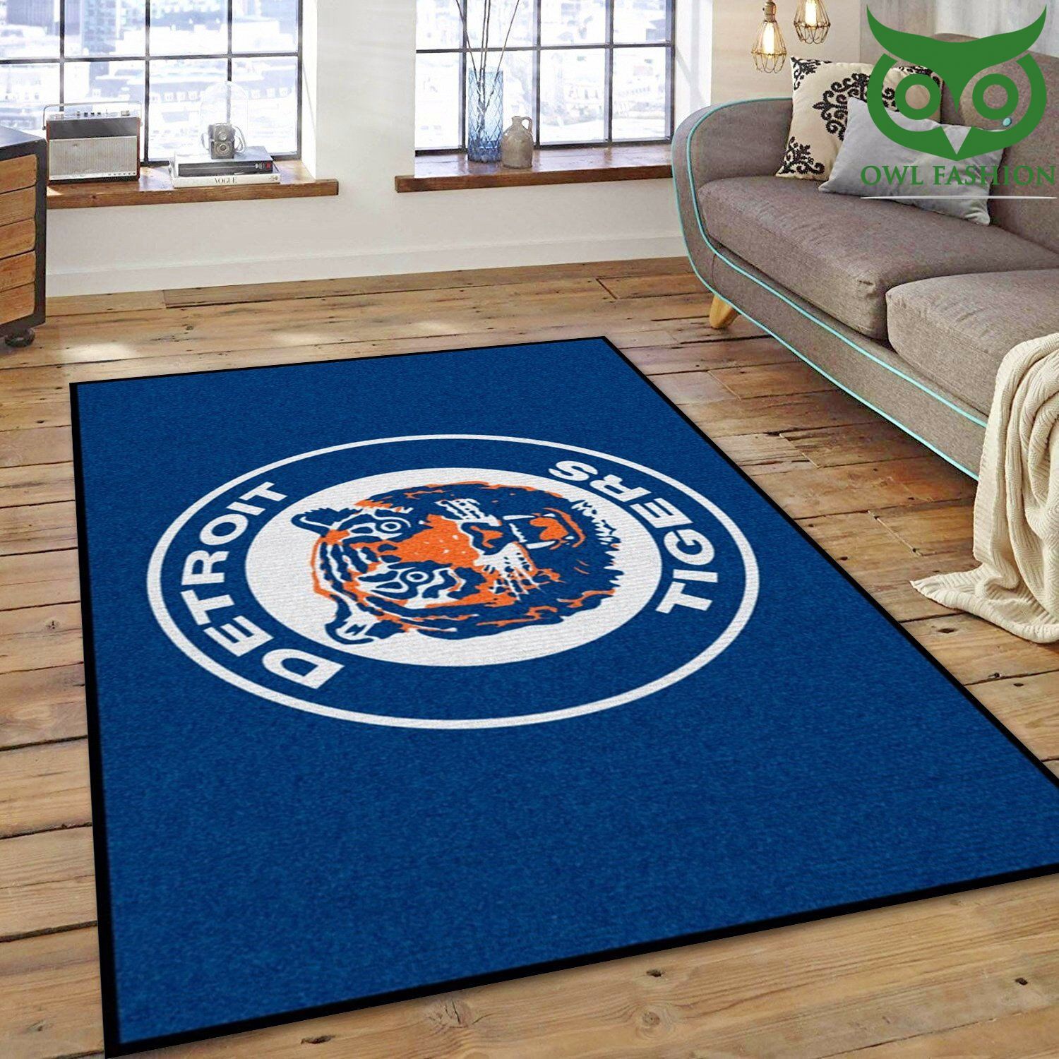 Detroit Tigers MLB Carpet Rug 