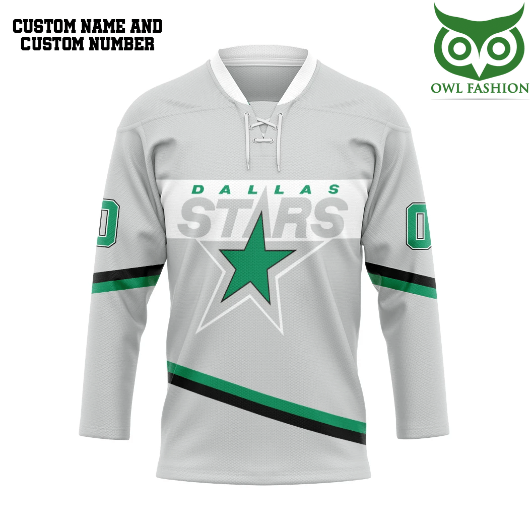 3D Dallas Star NHL Custom Name Number Hockey Jersey