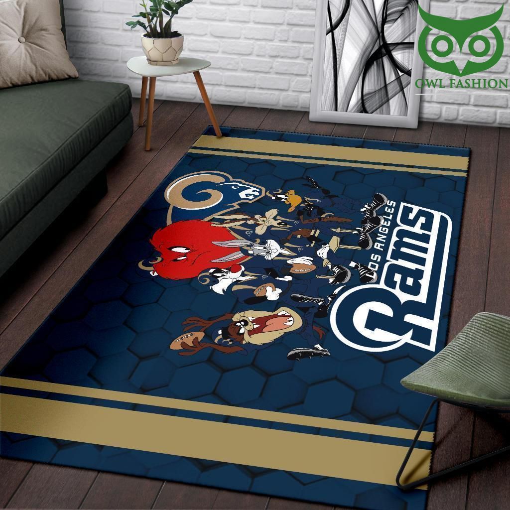 Looney Tunes Rams Team Football Carpet Rug 