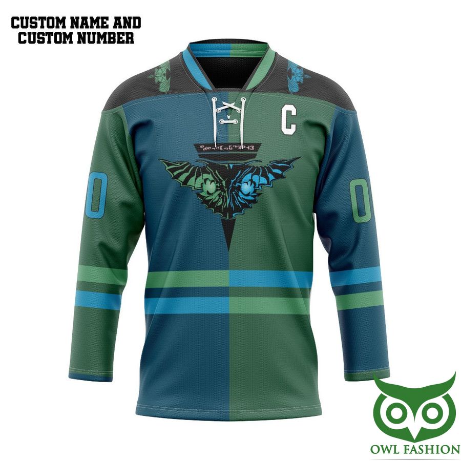 3D Star Trek Romulan Star Empire Hockey Team Custom Name Number Hockey Jersey