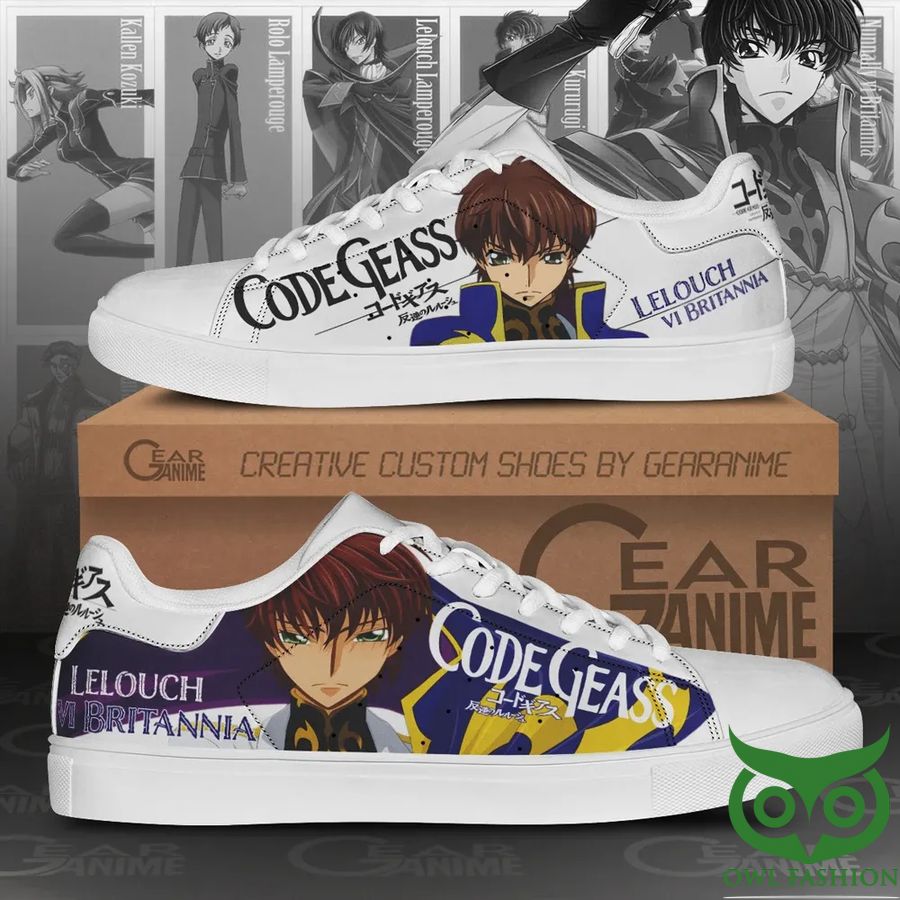 Code Geass Lelouch Custom Anime Stan Smith Shoes