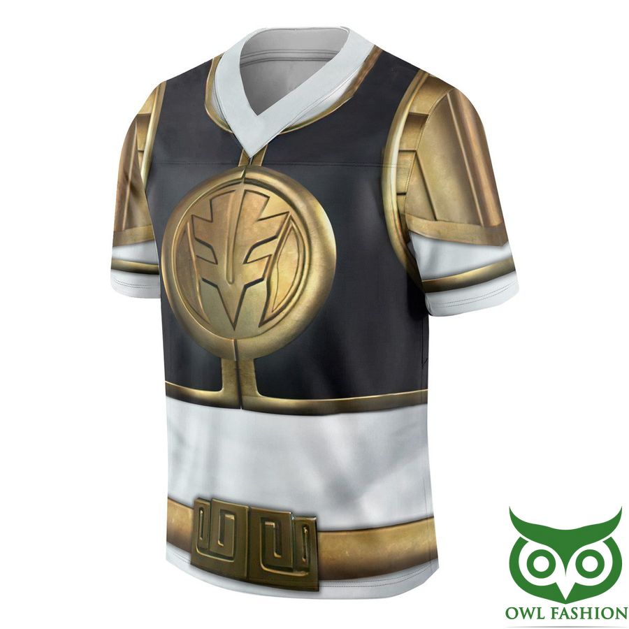 86 3D Mighty Morphin White Power Rangers Printed 3D Jersey Shirt