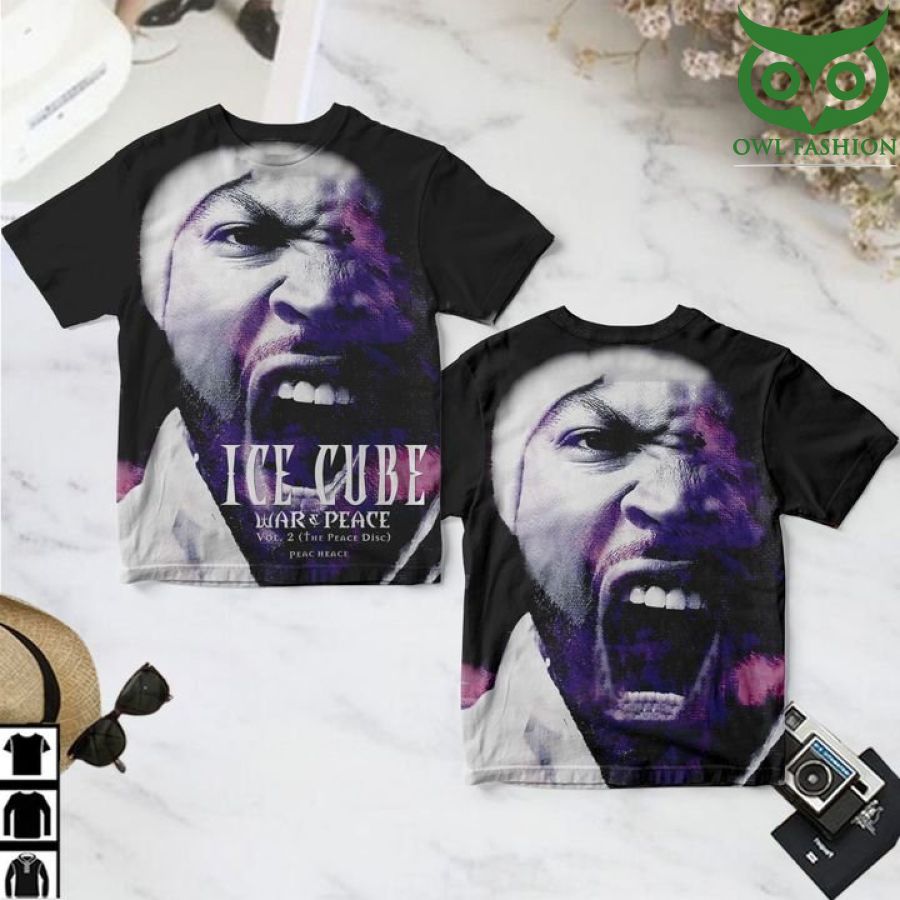 Ice Cube Vol 2 War and Peace t shirt 3D