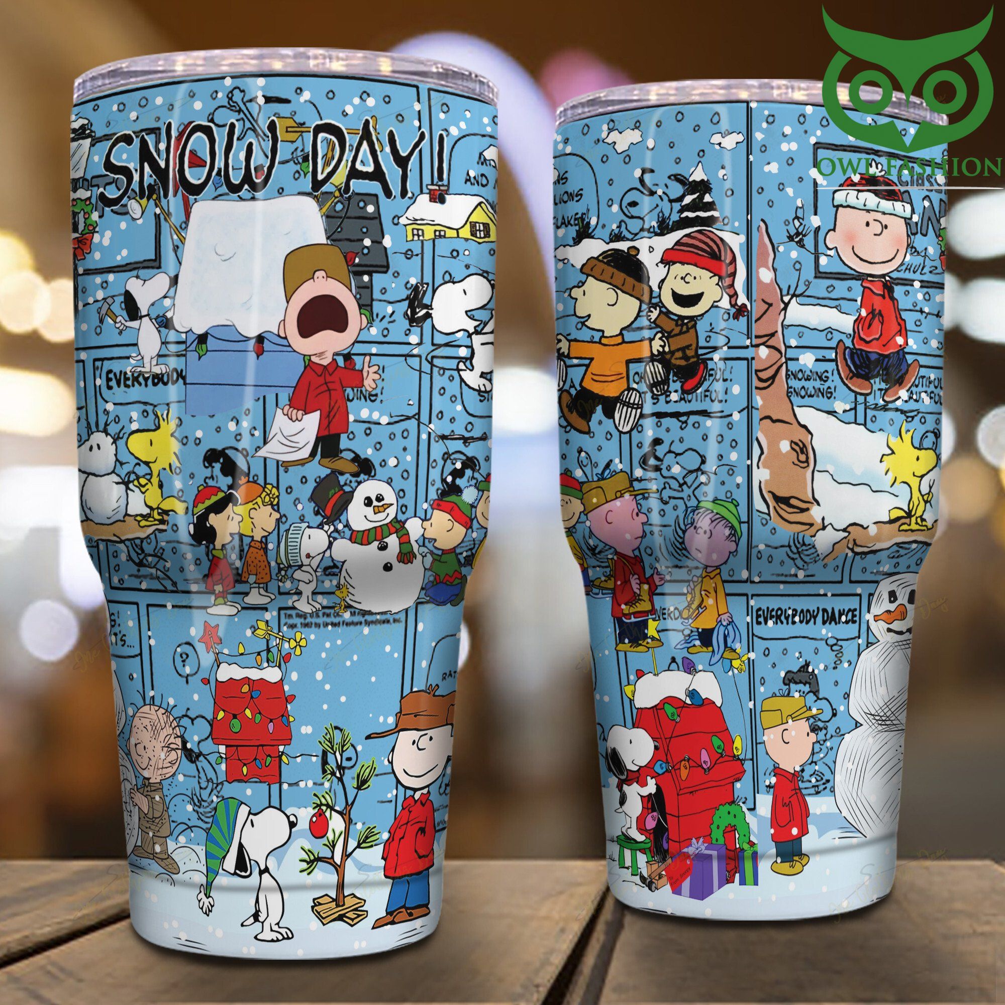 7 Snooby Snow Day Friends Tumbler