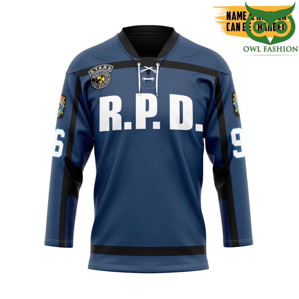 3D RE R.P.D Custom Name Number Hockey Jersey