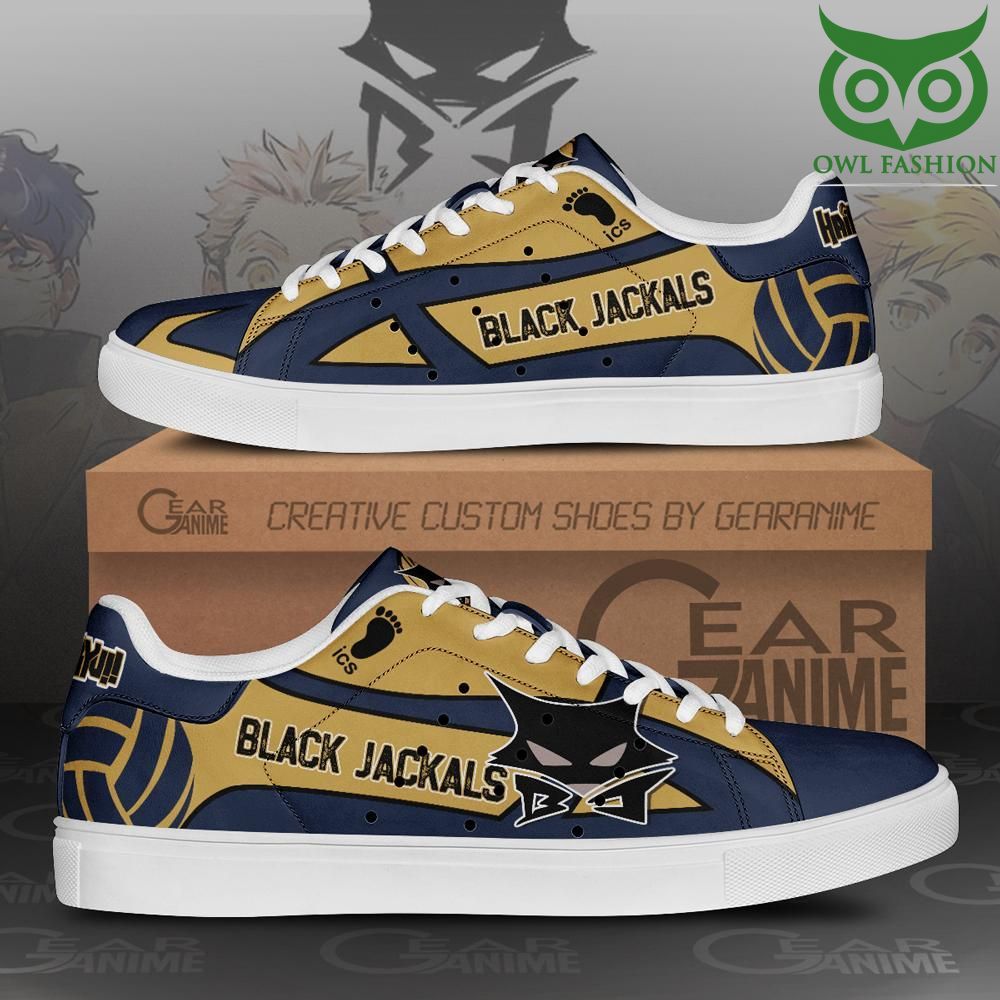198 MSBY Black Jackal Skate Shoes Haikyuu Anime Custom Shoes