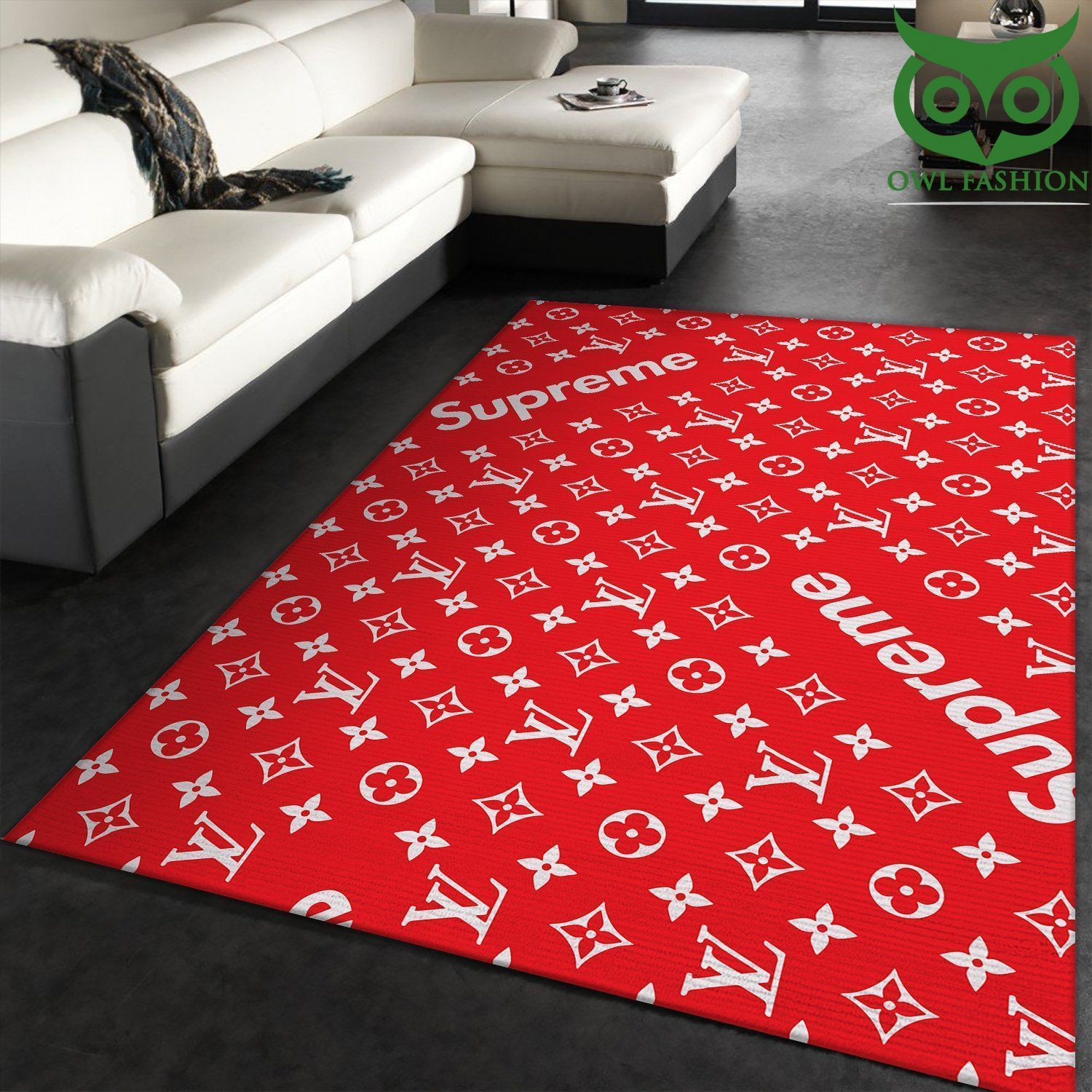 5 Lv And Supreme Carpet Rug Floor Decor