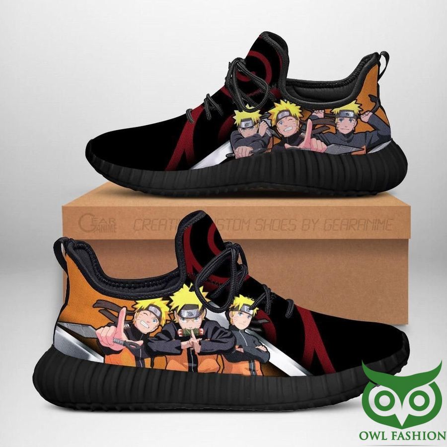 69 Naruto Black and Red Anime Reze Shoes Sneakers
