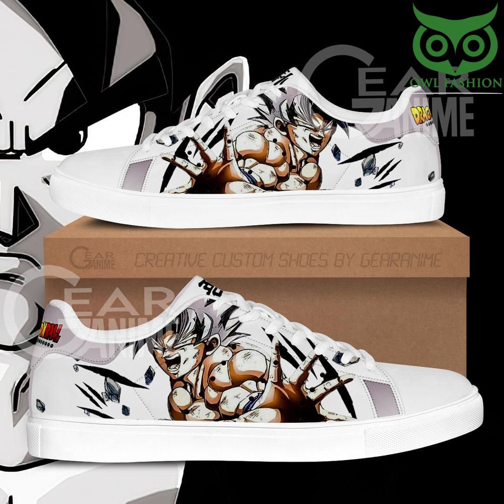194 Goku Uktra Instinct Skate Shoes Dragon Ball Anime Custom Shoes