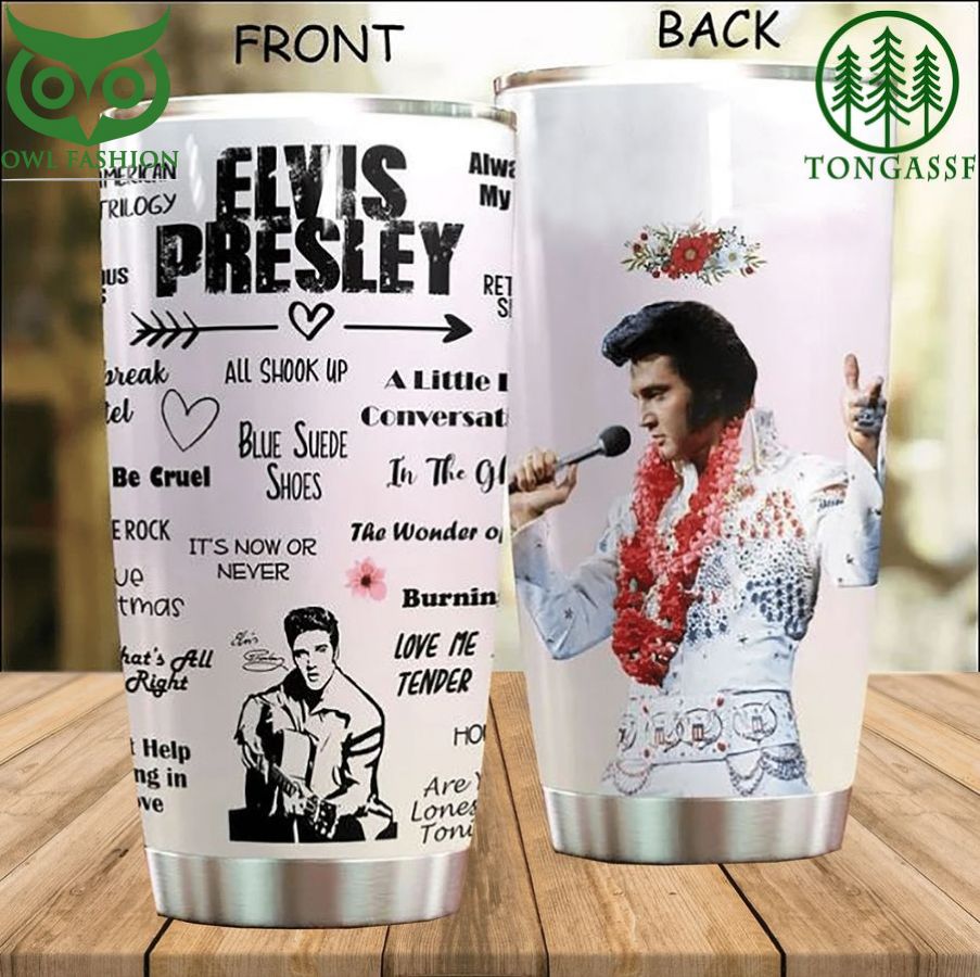 68 Elvis Presley All Shook Up Tumbler Cup