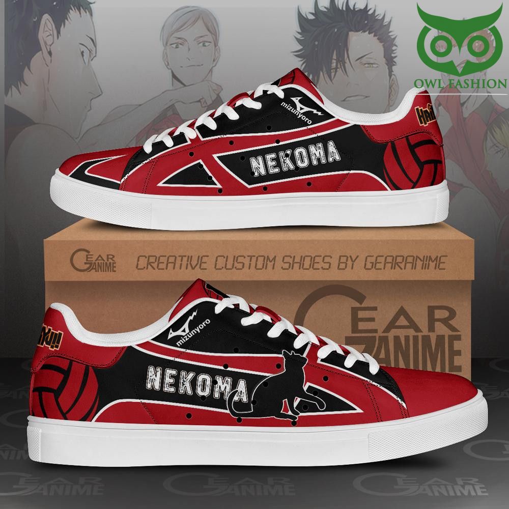 MzH27z3J 10 Nekoma High Skate Shoes Haikyuu Anime Custom Shoes