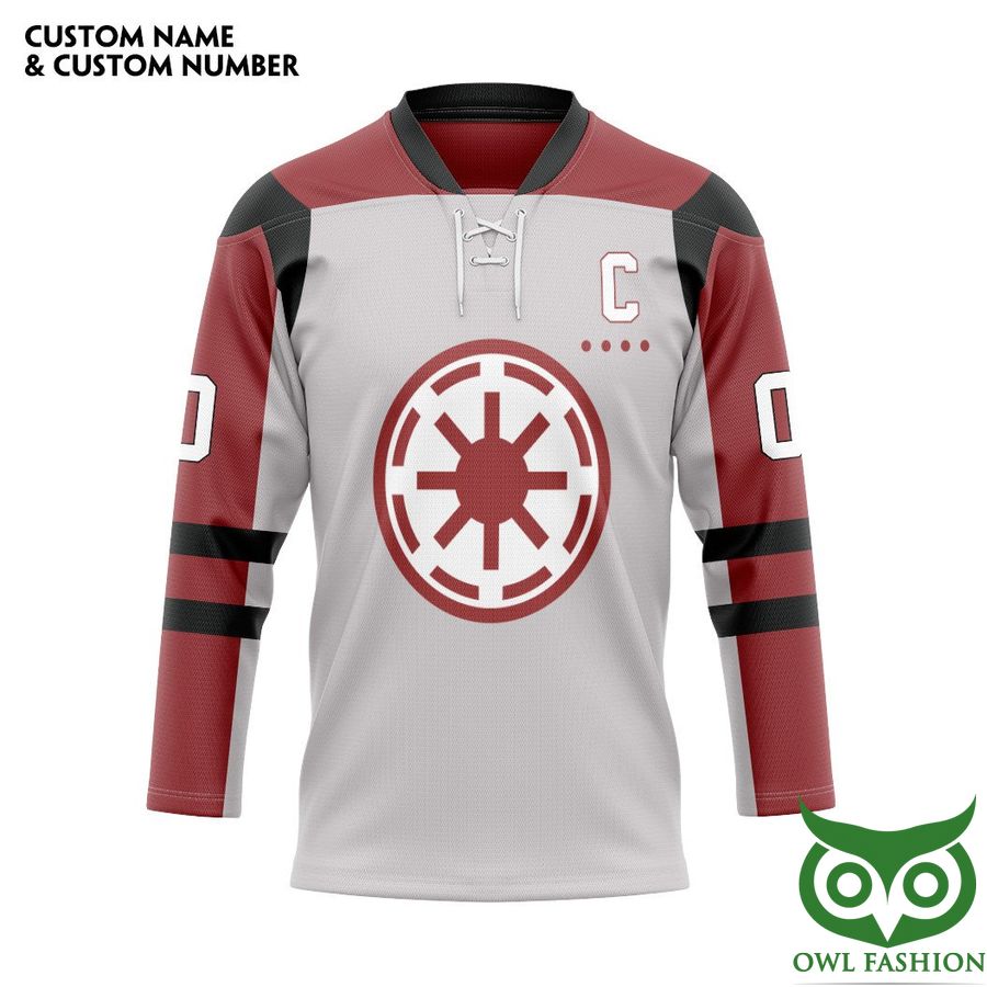 148 3D Star Wars The Republic Hockey Team Custom Name Number Hockey Jersey