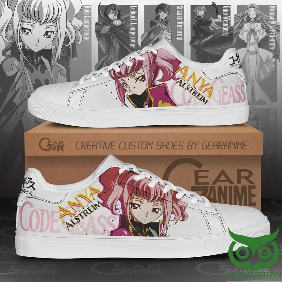 338 Code Geass Anya Alstreim Custom Anime Stan Smith Shoes