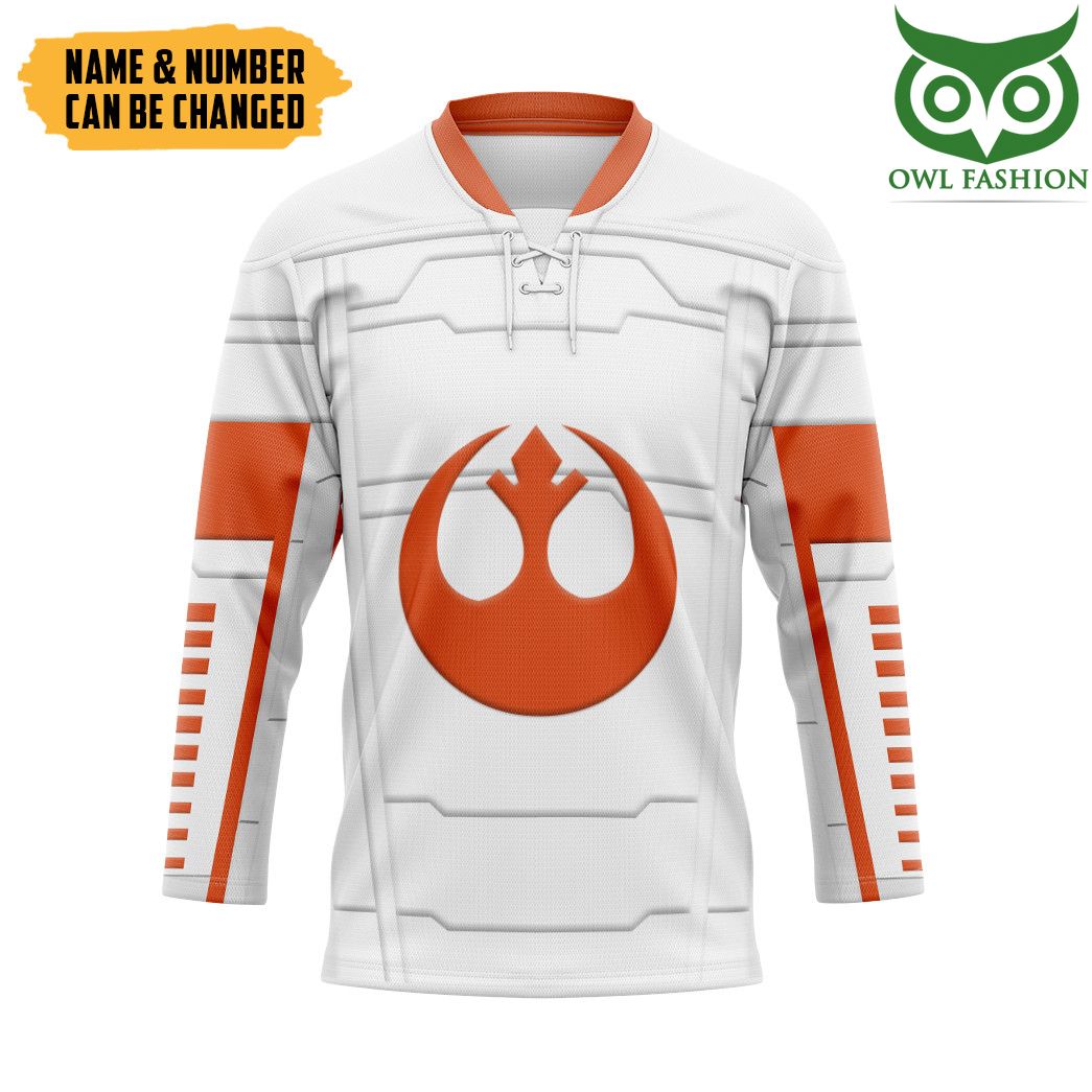 153 3D XWing Custom Name Number Hockey Jersey