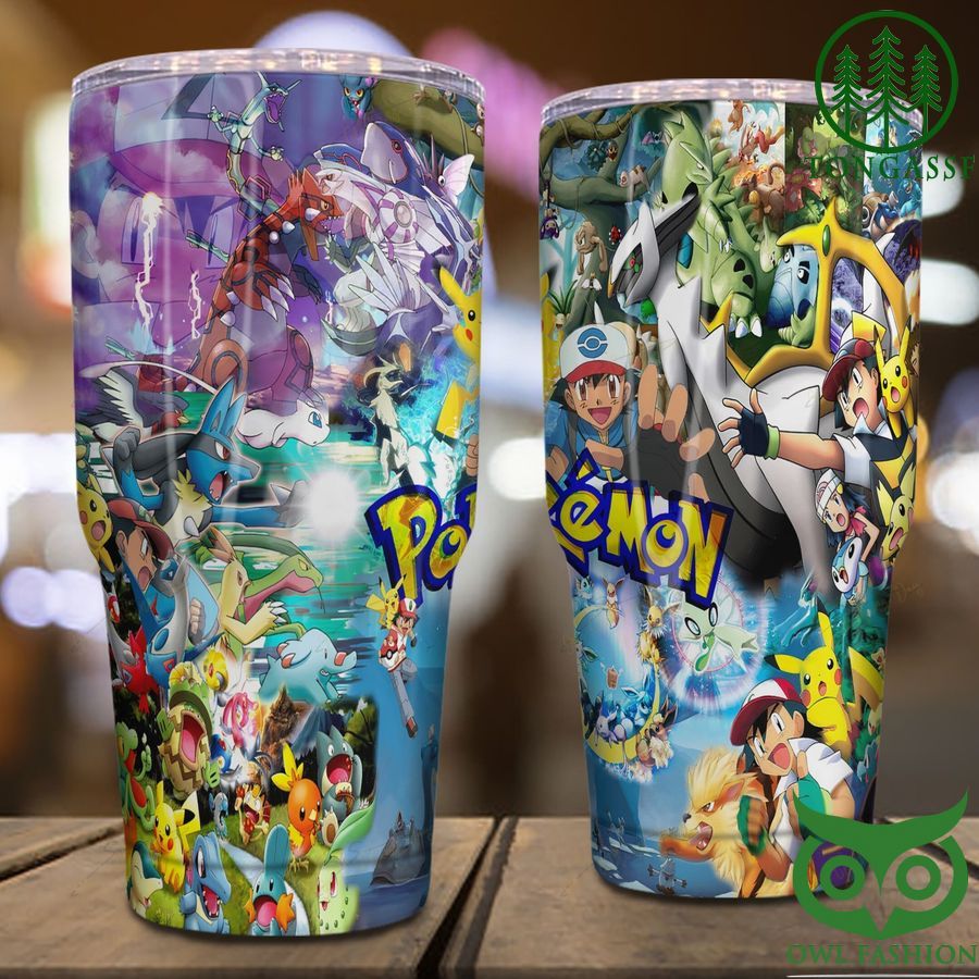 133 Ash Ketchum and all pokemons Special Tumbler Cup