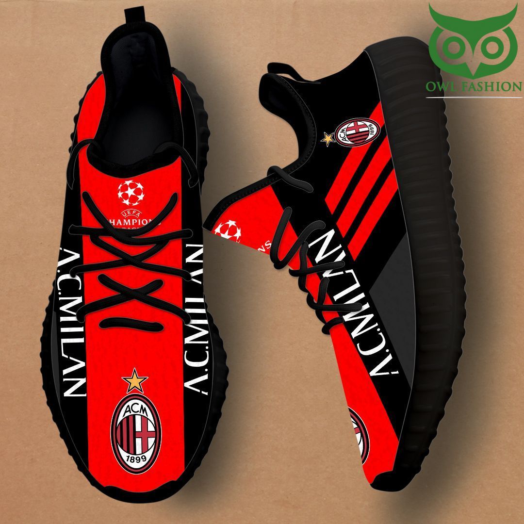 32 AC Milan Red designed Reze boost running shoes