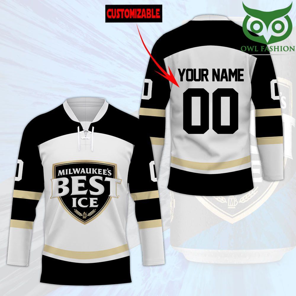 5 Milwaukees Best Ice Custom Name Number Hockey Jersey