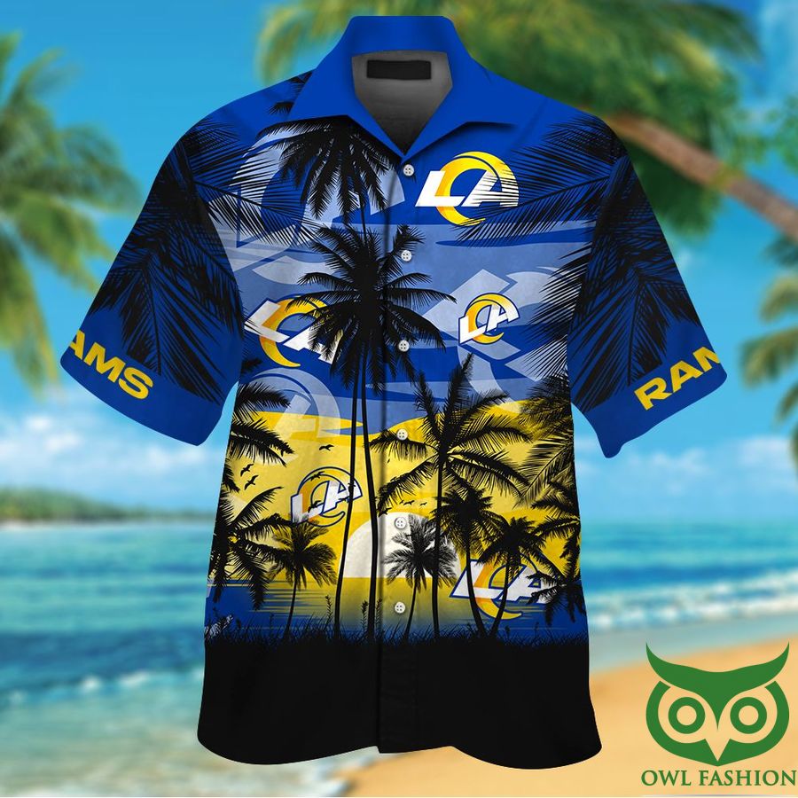 63 NFL Los Angeles Rams Tropical Hawaiian Shirt