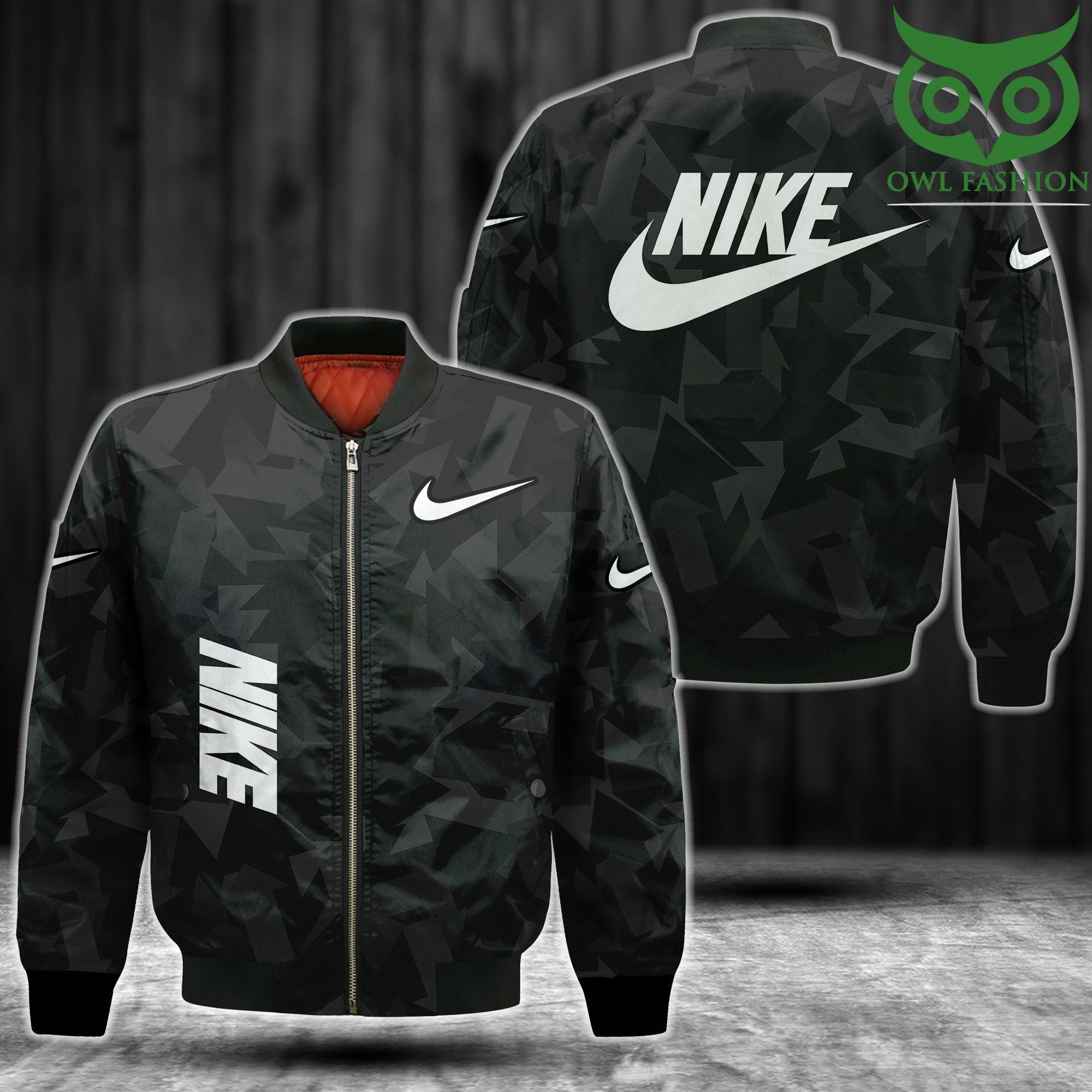 8 Nike black hidden bermuda bomber jacket hoodie and pants combo