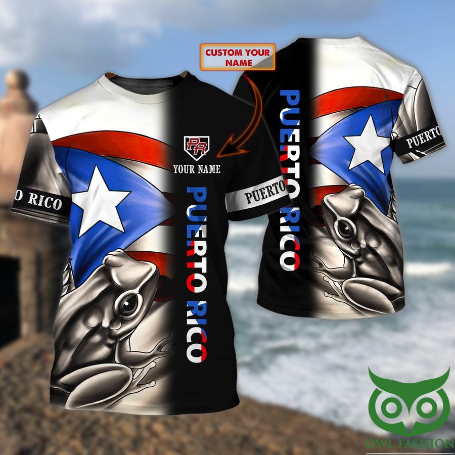 11 PUERTO RICO Personalized Name 3D T Shirt