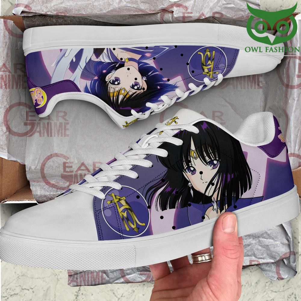 3 Sailor Saturn Skate Shoes Sailor Moon Anime Custom Shoes