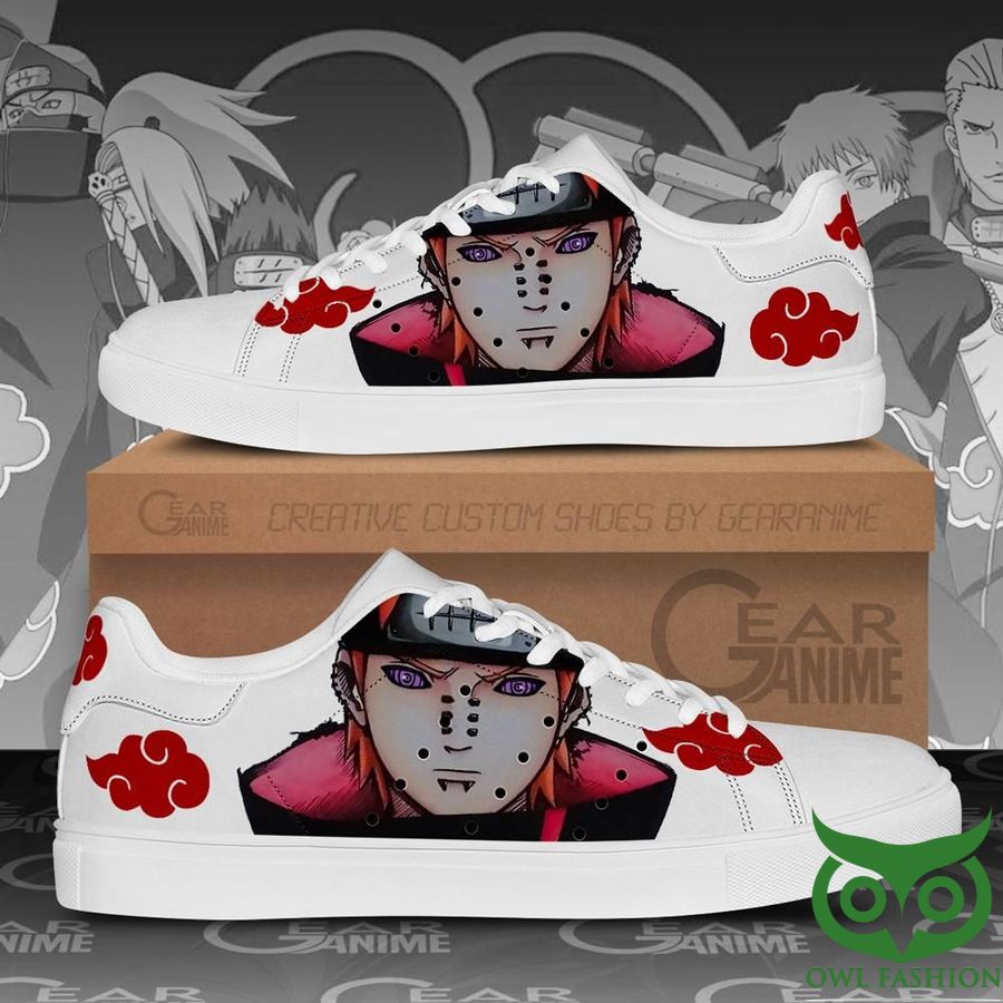 122 Akatsuki Nagato Pain Naruto Anime Custom Shoes