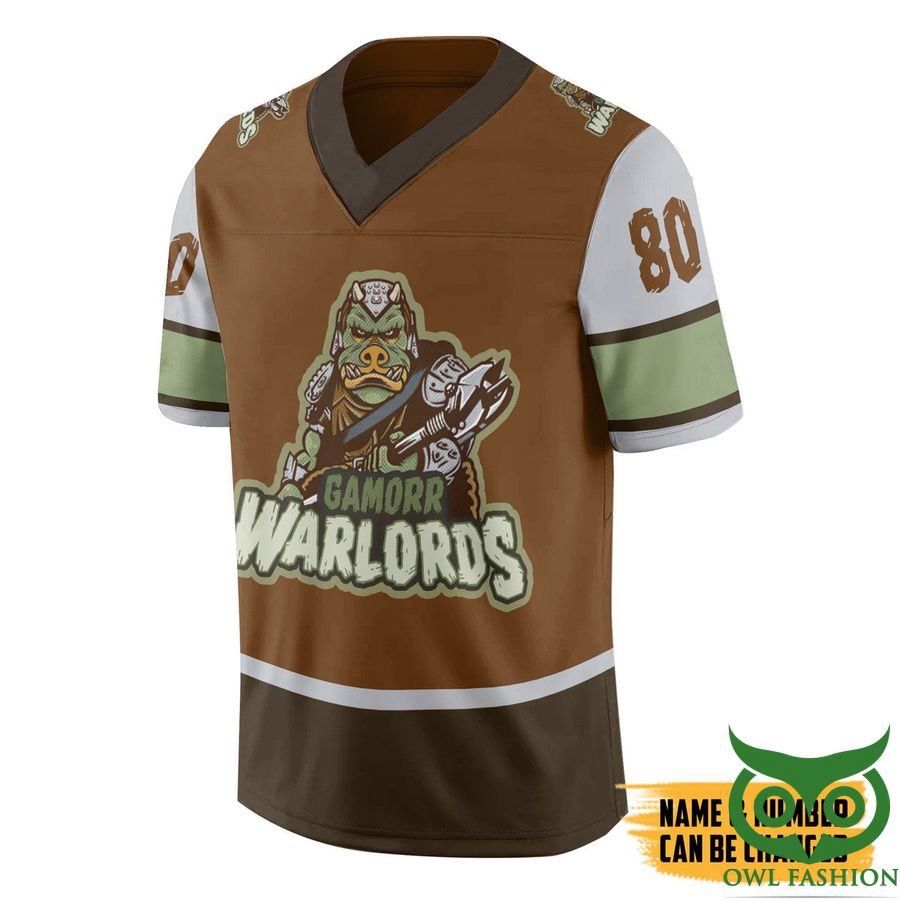 209 3D SW Gamorr Warlords Custom Name Number Jersey Shirt