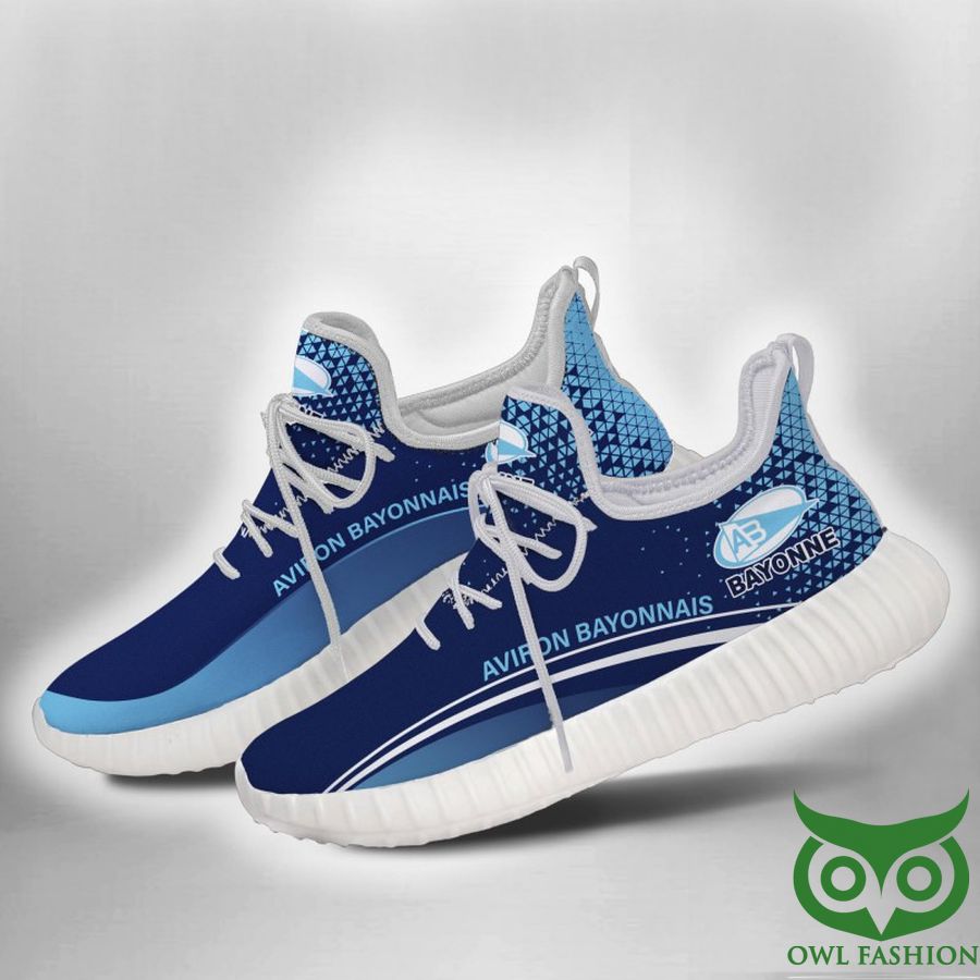 40 Aviron Bayonnais Rugby Blue and White Reze Shoes Sneaker