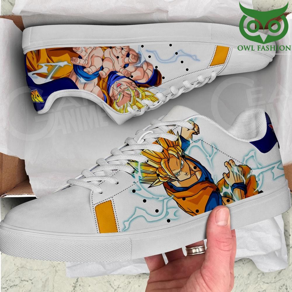 69 Goku Super Saiyan Skate Shoes Dragon Ball Anime Custom Shoes